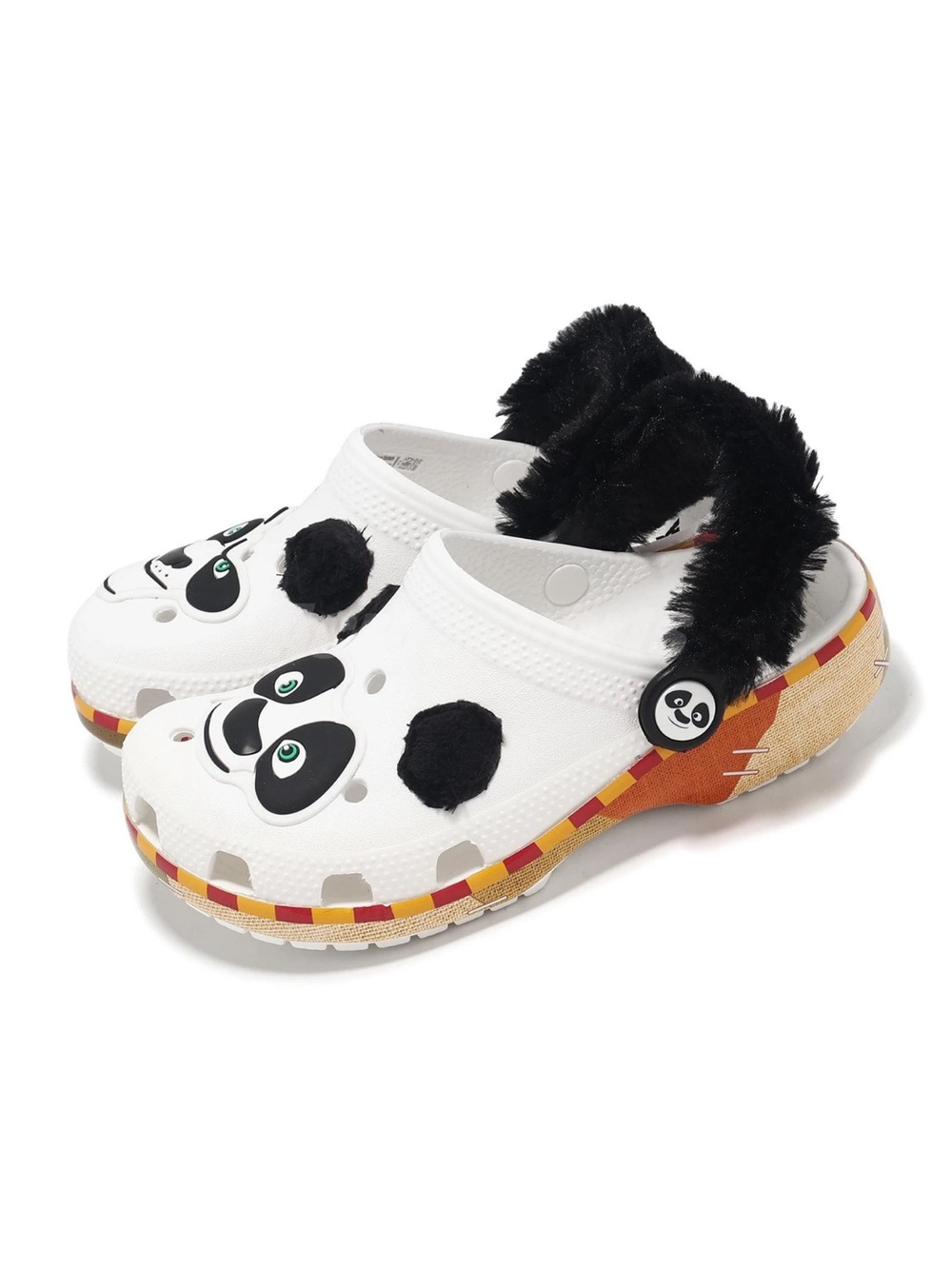NWOT Crocs x Kung Fu Panda Classic Clog K Po Kids Preschool Casual Sandal 209463